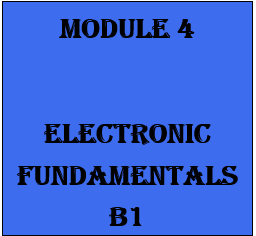 MODULE 4. ELECTRONIC FUNDAMENTALS - B1